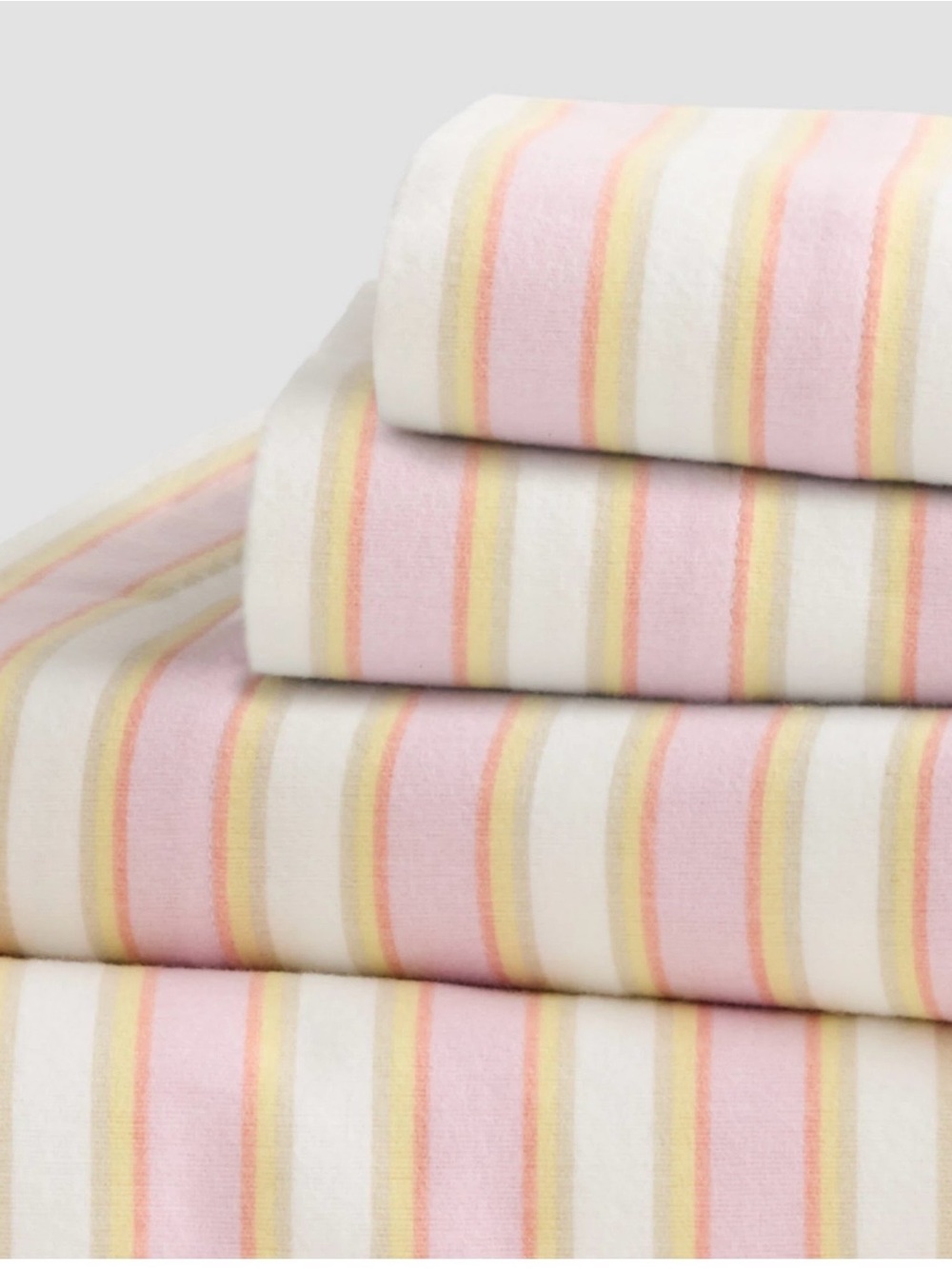 Soft Pink Sketchy Floral Cotton Sheet Set - White & Pink